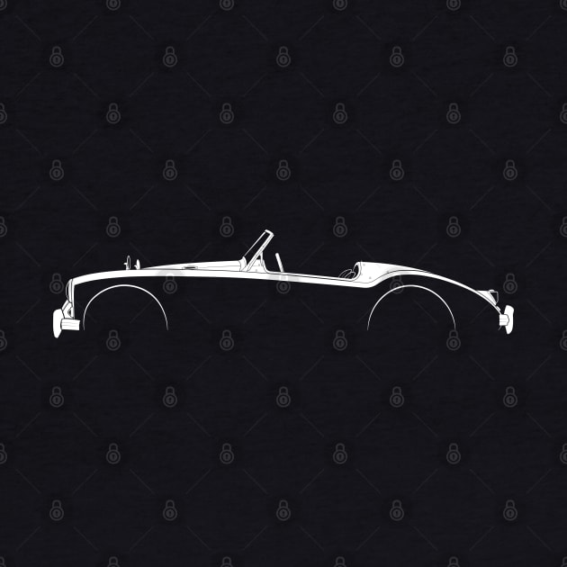 MGA 1500 Silhouette by Car-Silhouettes